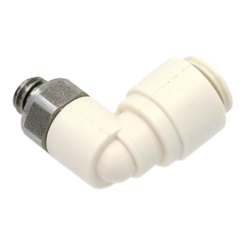 Fluid Anschluss L-Form (M5 / 4mm Schlauch) für WMF / Schaerer / Solis Kaffeemaschinen
