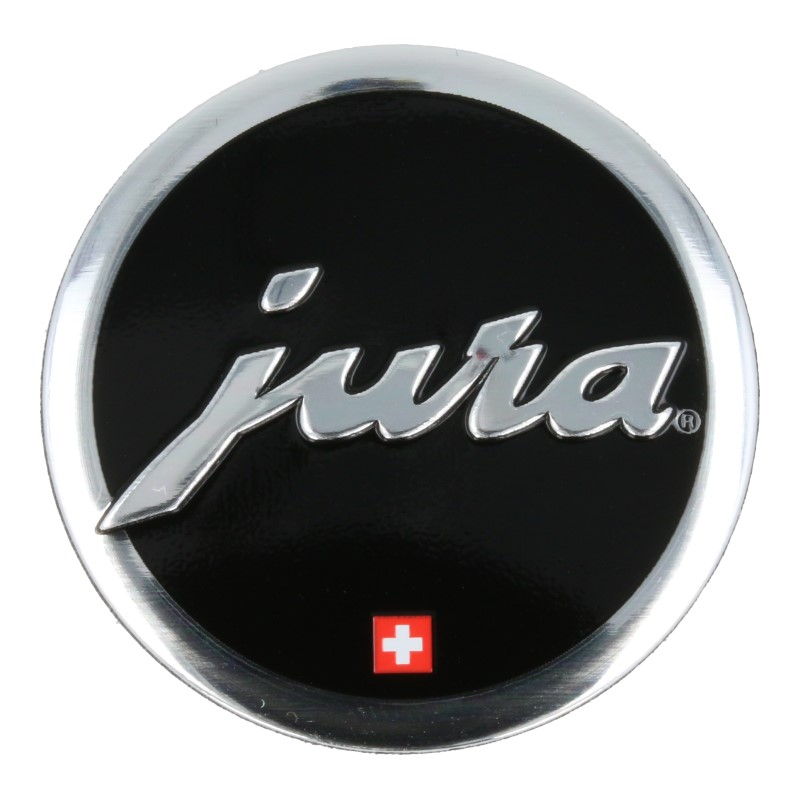 Emblem / Button "Jura" (35.6mm / selbstklebend) für Jura Impressa F8 / F85 / Z9