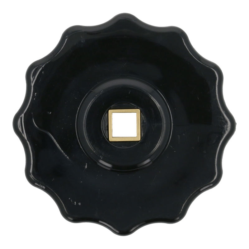 Griff (Drehknopf / Schwarz / Original) für Rocket Espressomaschinen