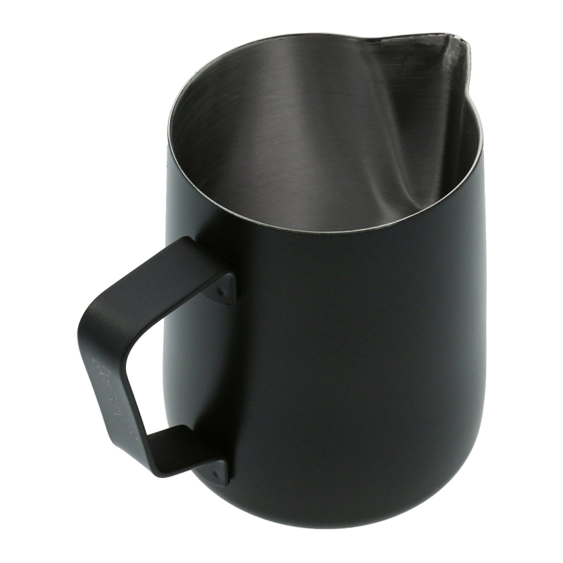 Milchkanne (Schwarz / 590ml) für Espressomaschinen