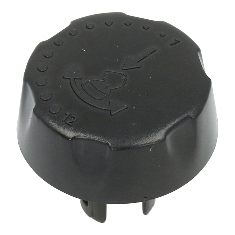 Drehknopf (Schwarz / 1 bis 12) für Mahlgradeinstellachse der Saeco / Philips Kaffeevollautomaten