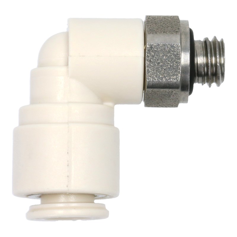 Fluid Anschluss L-Form (M5 / 4mm Schlauch) für WMF / Schaerer / Solis Kaffeemaschinen