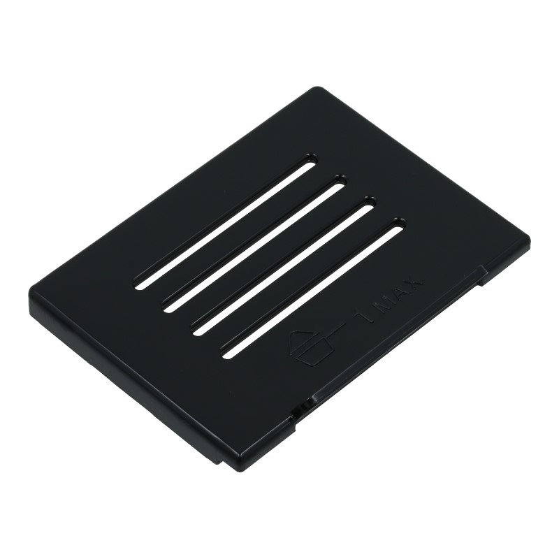 Pulverfachdeckel (Schwarz) für DeLonghi ECAM Kaffeevollautomaten