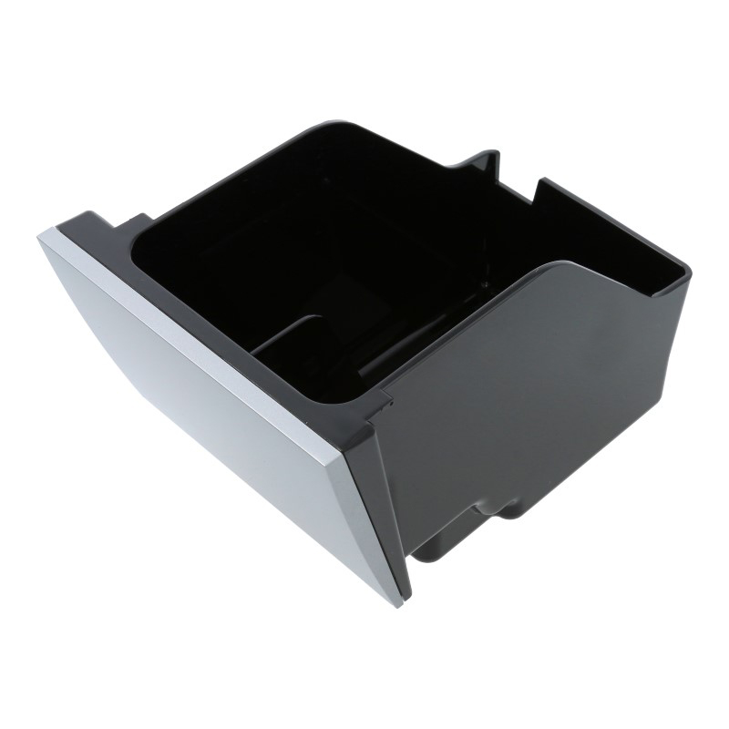 Tresterbehälter / Satzbehälter inkl. Blende (Silber) für DeLonghi ECAM 350.35.SB / ECAM 350.75.S
