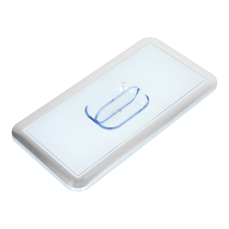 Bohnenbehälterdeckel (Transparent / m. Metallapplikation) für Siemens EQ.3 S500