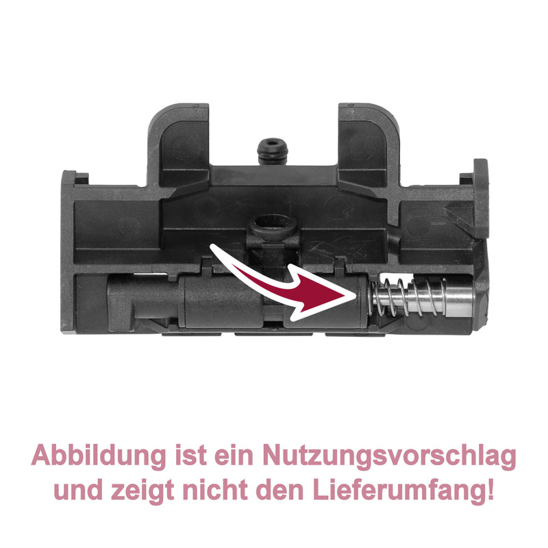 Buchse / Kappe (Aluminium) für Ventilstößel im Drainageventil der Brüheinheit