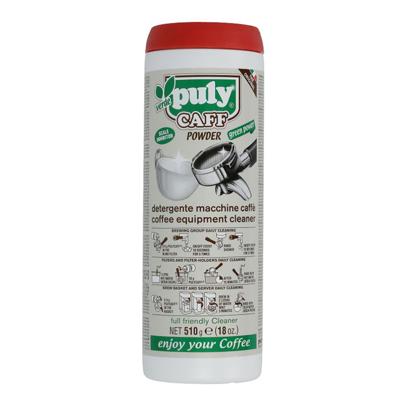 Puly Caff Kaffeereiniger (Grün / 510g) für Espressomaschinen