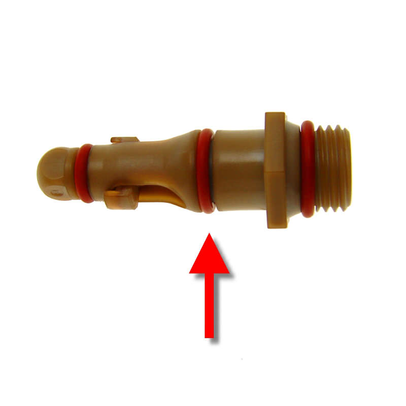 Dichtung / O-Ring am Auslaufstutzen (2)