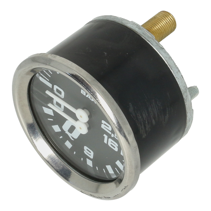 Manometer (Pumpe & Kessel / Schwarz / Original) für Quickmill Espressomaschinen