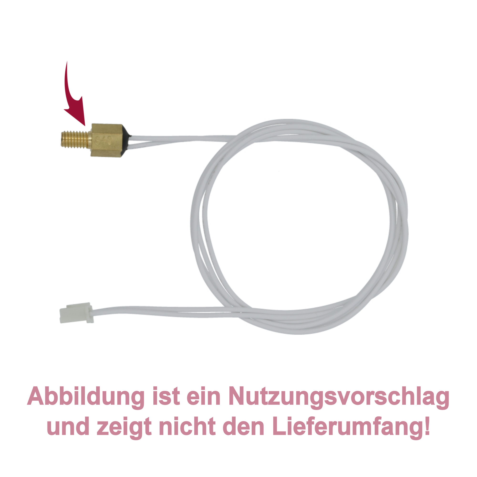 Federring (9x5mm) für Temperaturfühler