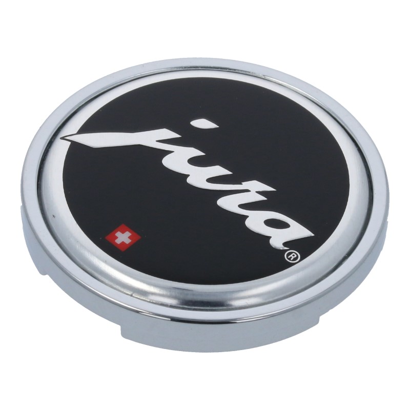Emblem / Button "Jura" (35,3mm) inkl. Aufnahme für Impressa Z7 Kaffeevollautomaten