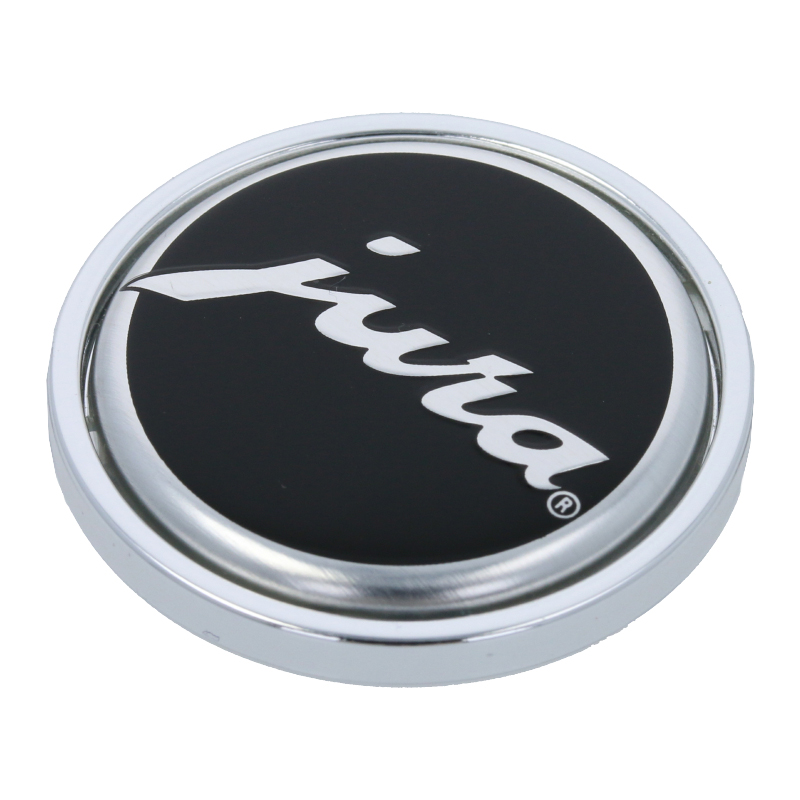Emblem / Button "Jura" (Vorne / 31mm) für Jura A- / Ena Micro-Serie Kaffeevollautomaten