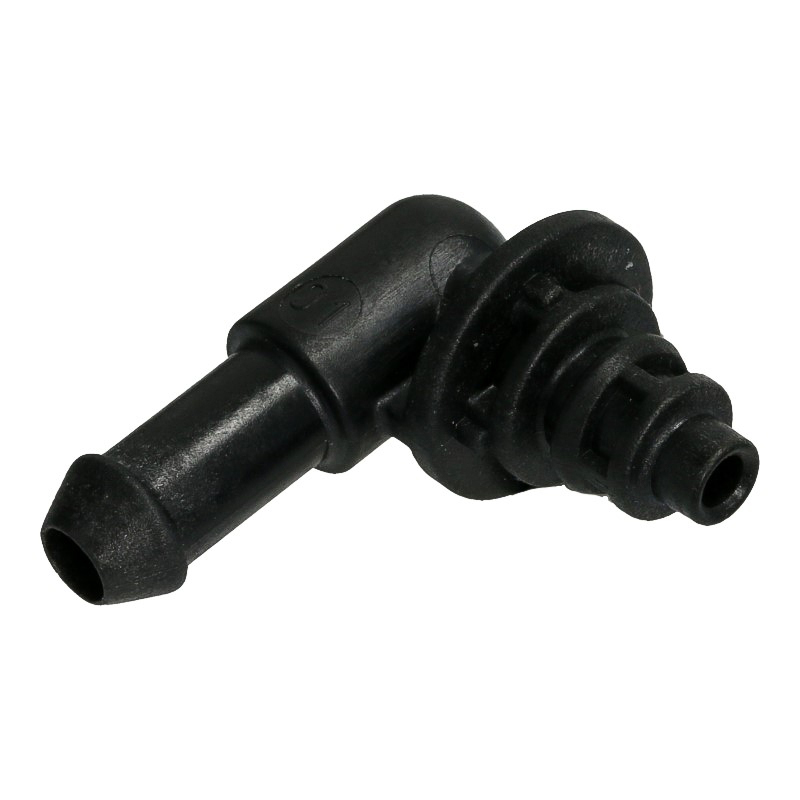 Steck-Raccord (90°) zu Solenoidventil für DeLonghi EAM / EC / ECA / ECAM / ESAM / ETAM