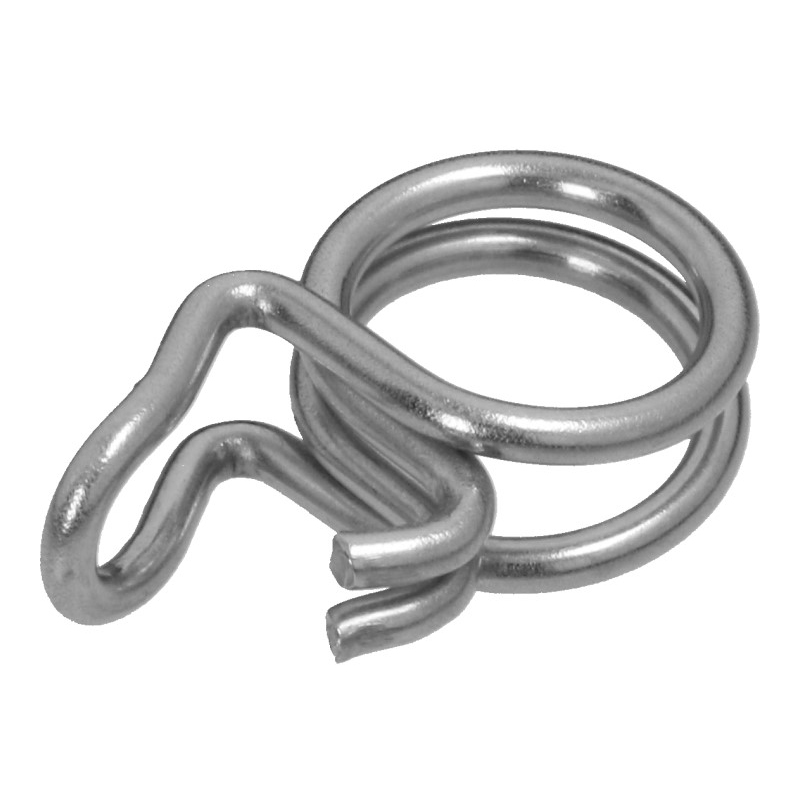 Klemmfeder / Schlauchklemme (D=1,3mm) für Gewebeschlauch