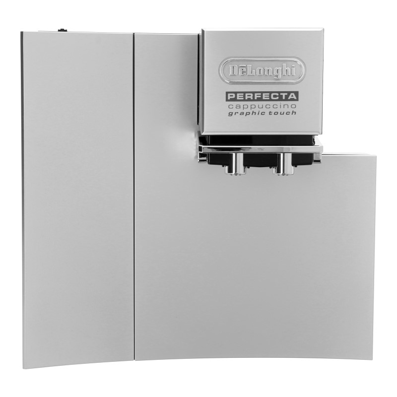 Tür kpl. (Silber / graphic touch) mit Kaffeeauslauf DeLonghi ESAM 5600 Perfecta