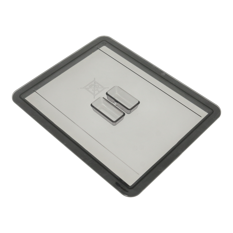 Bohnenbehälterdeckel (Transparent / Schwarz) für Bosch / Neff / Gaggenau