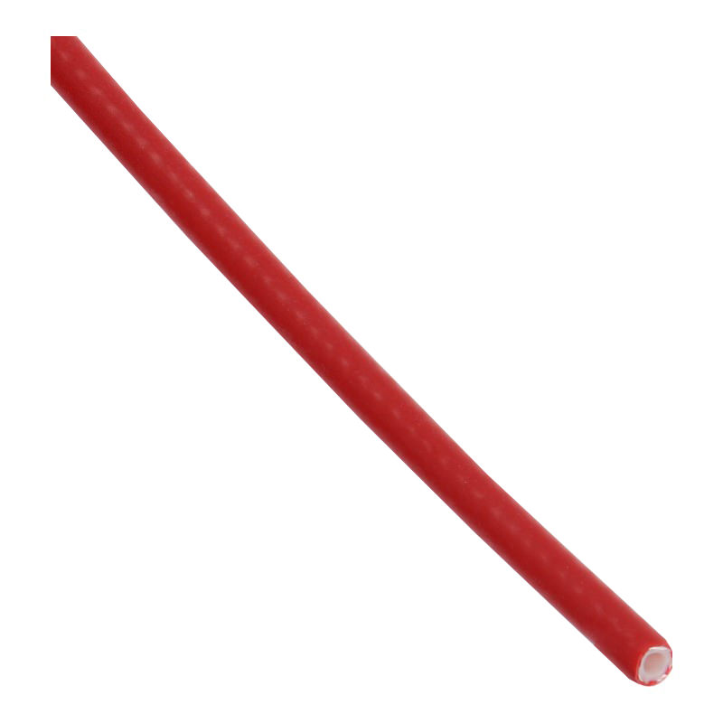 Silikon Gewebeschlauch (AD6.7xID3.0xWD1.85mm / Rot / Meterware)