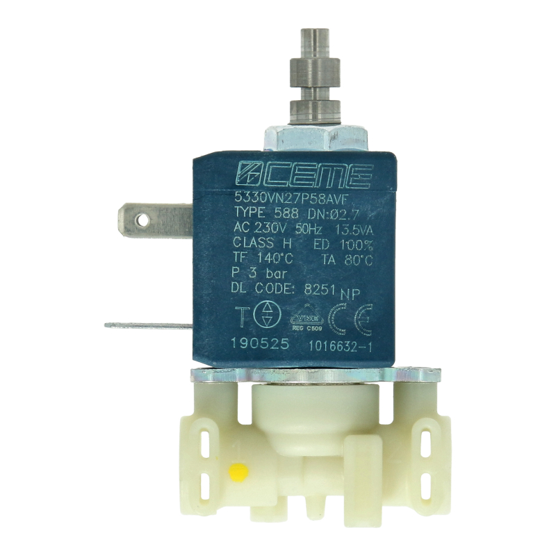 Solenoidventil / Magnetventil (drei Anschlüsse) für DeLonghi ECAM / ETAM