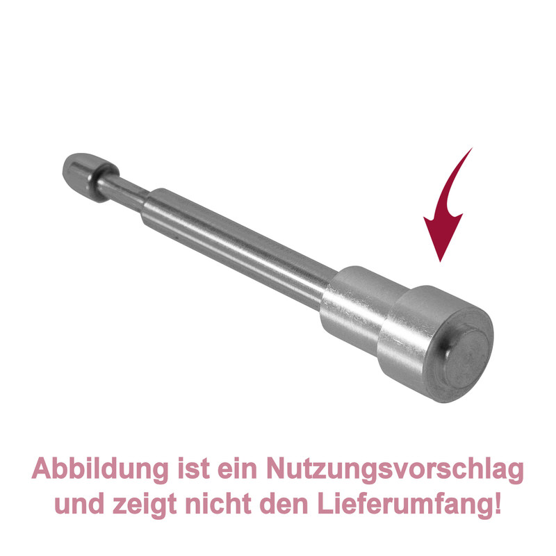 Buchse / Kappe (Aluminium) für Ventilstößel im Drainageventil der Brüheinheit
