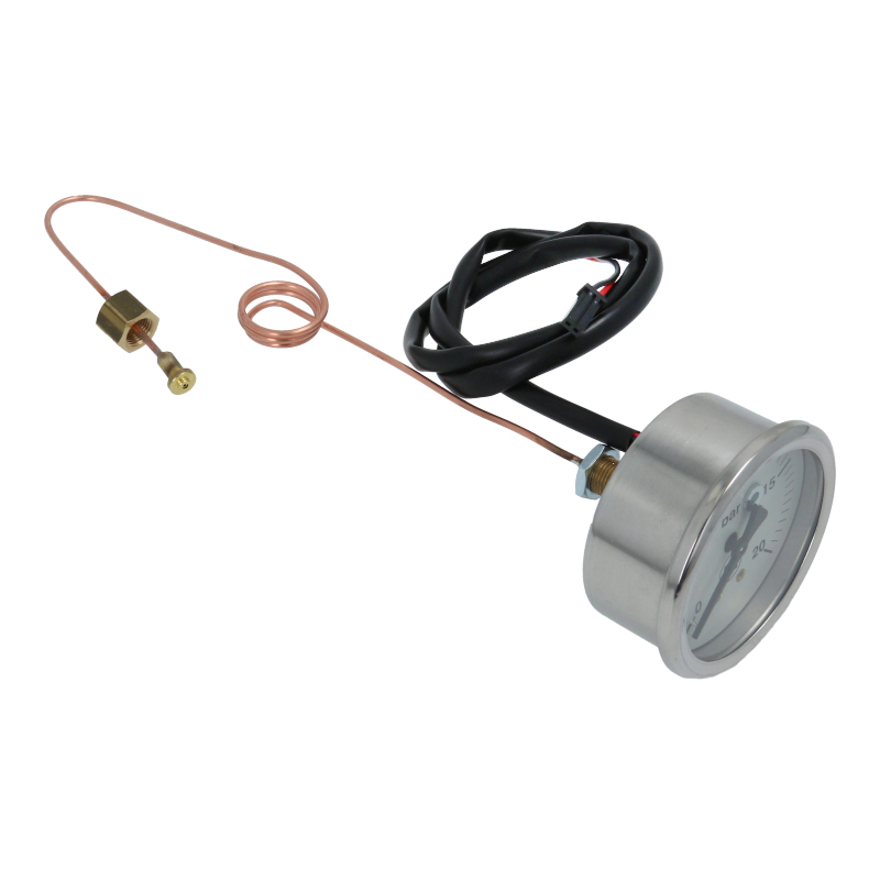Manometer (Pumpe 0-20 bar / Weiß / Original) für Rocket R60 Espressomaschinen