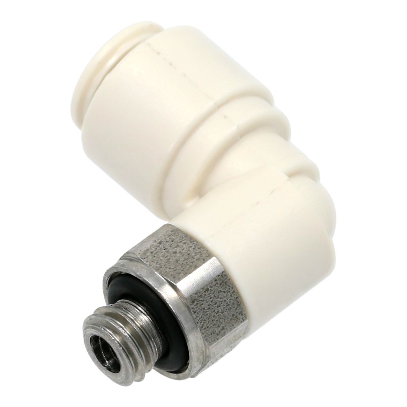 Fluid Anschluss L-Form (M5 / 4mm Schlauch) für WMF / Schaerer / Solis Kaffeemaschinen