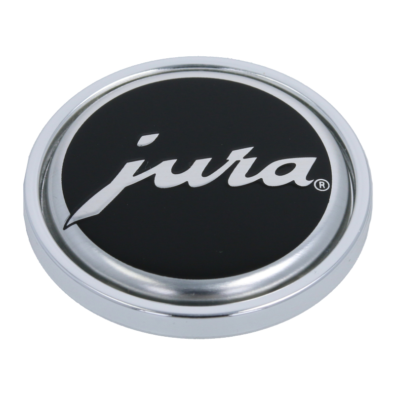 Emblem / Button "Jura" (Vorne / 31mm) für Jura A- / Ena Micro-Serie Kaffeevollautomaten