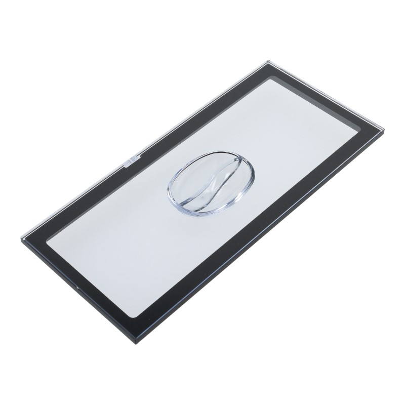 Bohnenbehälterdeckel (Schwarz / Transparent) für Jura A- / Ena Micro-Serie Kaffeevollautomaten