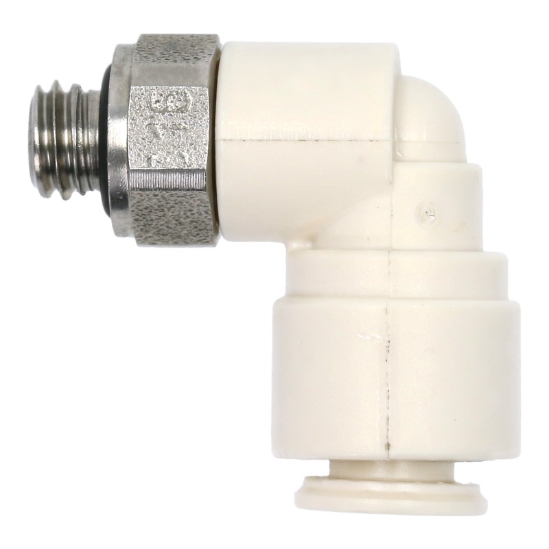 Fluid Anschluss L-Form (M5 / 4mm Schlauch) für WMF / Schaerer / Solis Kaffeemaschinen