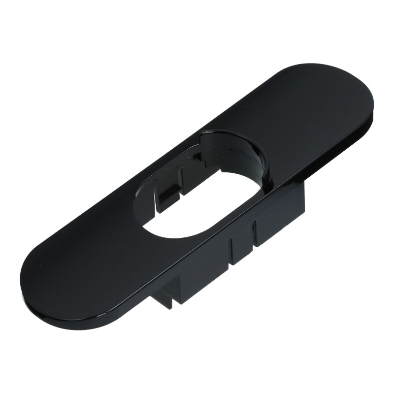 Schäumersichtschutz Platte (Klavierlack / Schwarz) für Siemens EQ.7