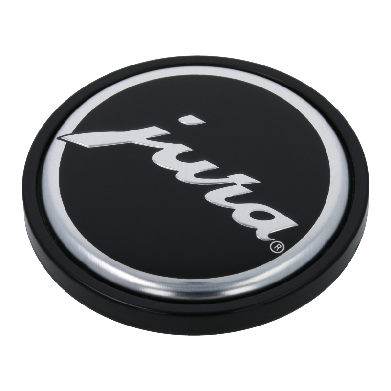 Emblem / Button "Jura" (43mm) für Gehäuserückwand für Jura A- / ENA Micro Kaffeevollautomaten
