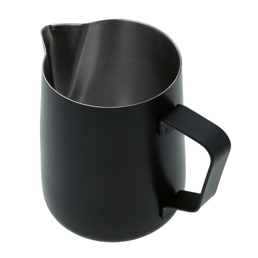 Milchkanne (Schwarz / 590ml) für Espressomaschinen