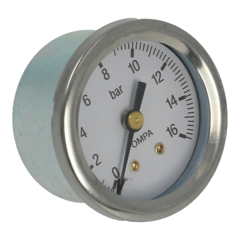 Manometer (Pumpe 0-16 bar / Weiß) für ECM / Quickmill Espressomaschinen