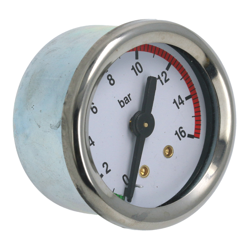 Manometer (Pumpe 0-16 bar / Weiß / Imitat) für Quickmill Espressomaschinen