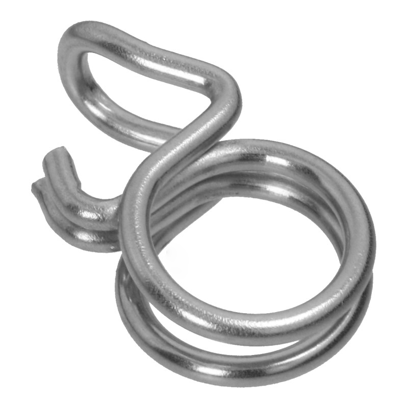 Klemmfeder / Schlauchklemme (D=1,3mm) für Gewebeschlauch