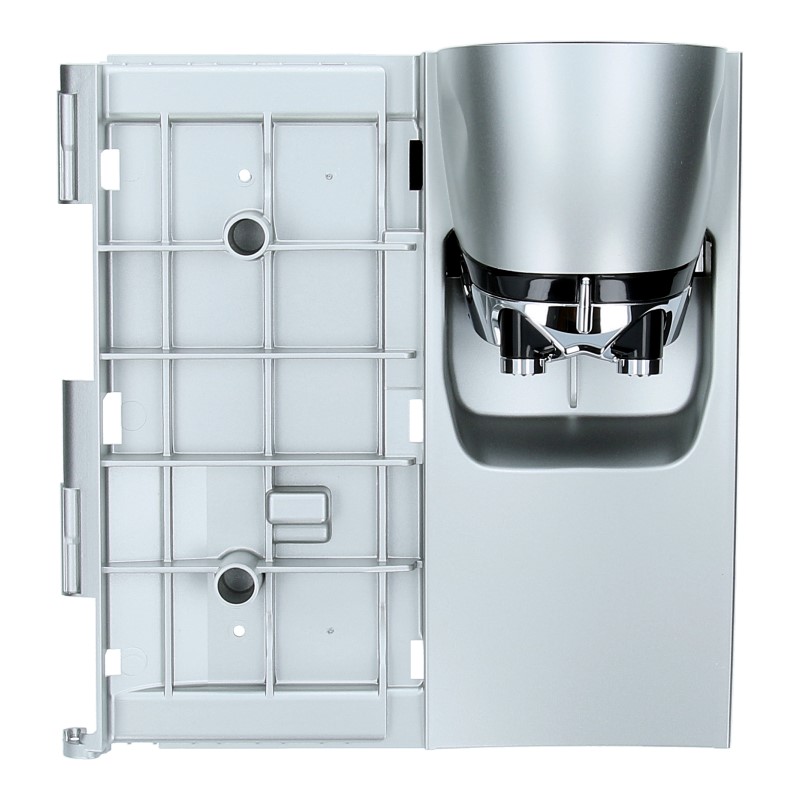 Tür kpl. (Silber) mit Kaffeeauslauf für DeLonghi EAM / ESAM