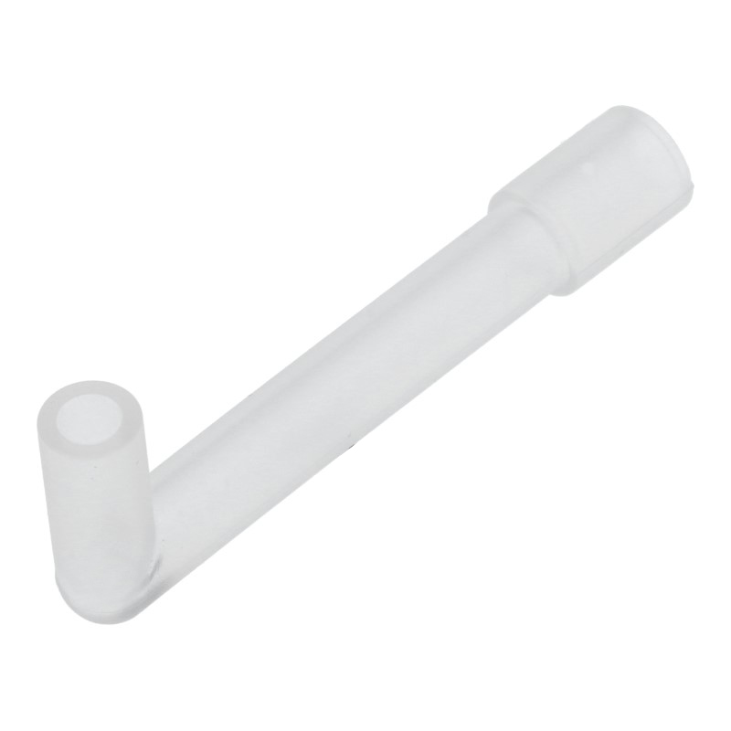 Winkelschlauch / Ventilöffner (L=65mm) für Flowmeter