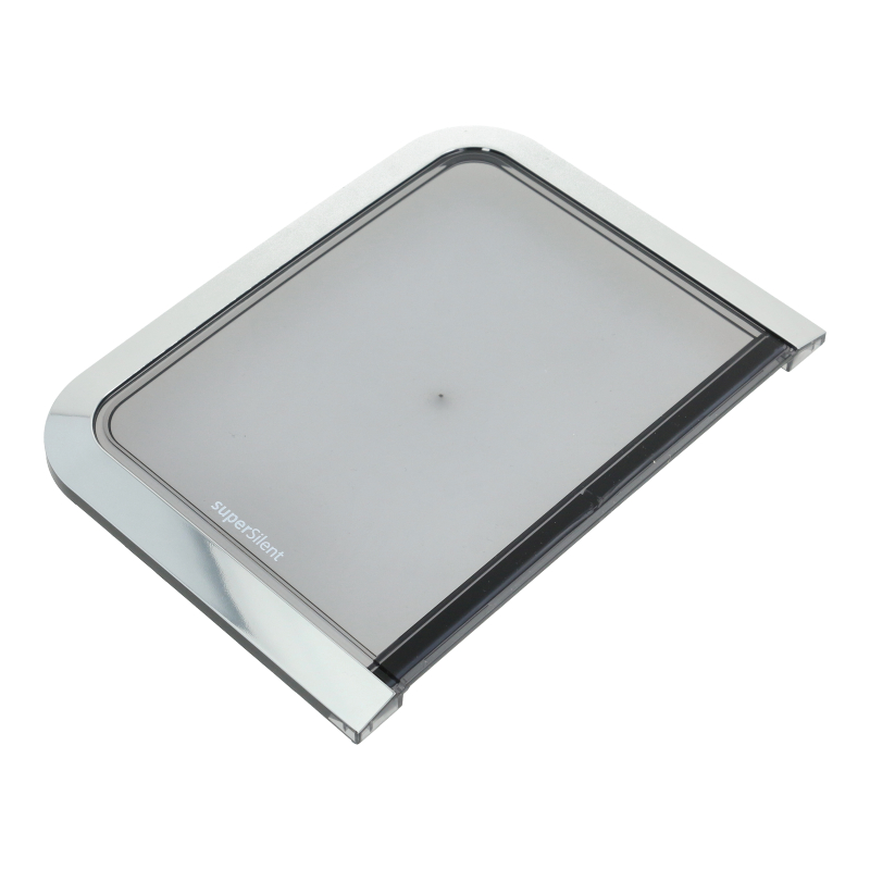 Bohnenbehälterdeckel (Links / Transparent Chrom) für Siemens EQ.900