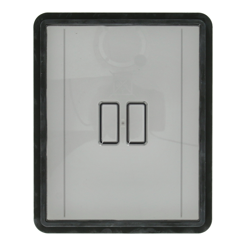 Bohnenbehälterdeckel (Transparent / Schwarz) für Bosch / Neff / Gaggenau