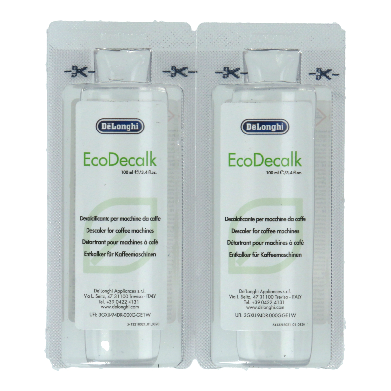 Entkalker EcoDecalk Mini (2x100ml) Original für DeLonghi Kaffeevollautomaten