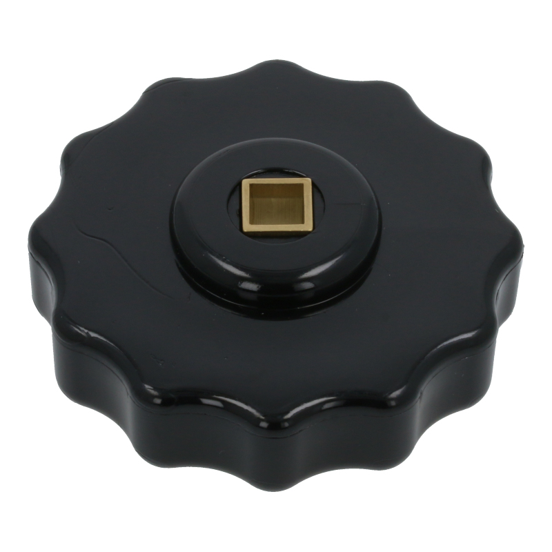 Griff (Drehknopf / Schwarz / Original) für Rocket Espressomaschinen
