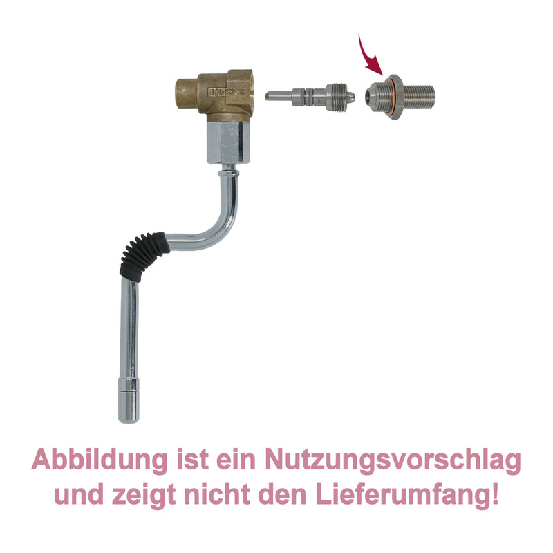 Teflondichtung (AD21xID17xH2mm) für Gelenkmutter & Adapter