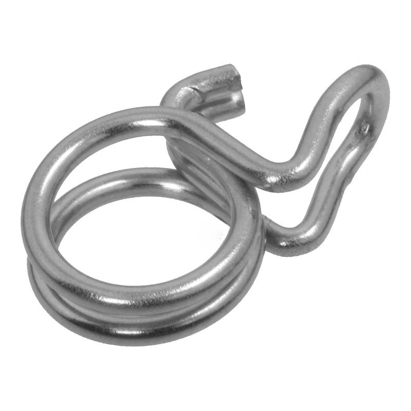 Klemmfeder / Schlauchklemme (D=1,3mm) für Gewebeschlauch