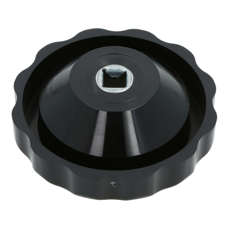 Griff (Drehknopf / Schwarz / Imitat) für Rocket / ECM Espressomaschinen