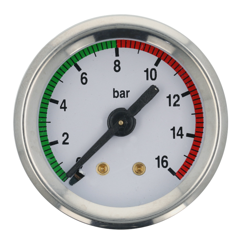 Manometer (Pumpe 0-16 bar / Weiß / Imitat) für Quickmill Espressomaschinen