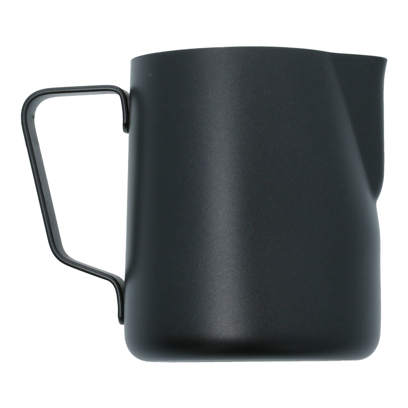 Milchkanne (Schwarz / 350ml) für Espressomaschinen