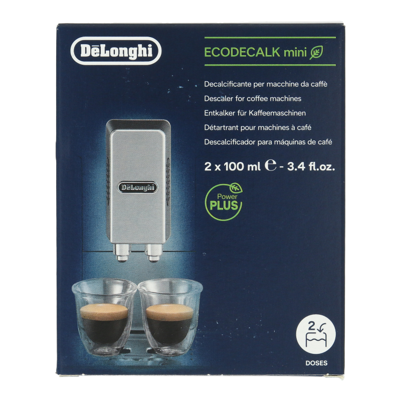 Entkalker EcoDecalk Mini (2x100ml) Original für DeLonghi Kaffeevollautomaten