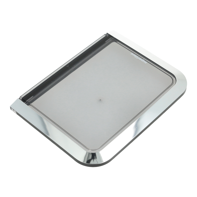 Bohnenbehälterdeckel (Links / Transparent Chrom) für Siemens EQ.900