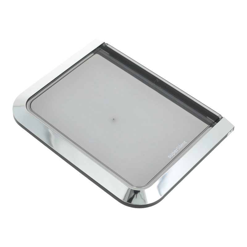 Bohnenbehälterdeckel (Links / Transparent Chrom) für Siemens EQ.900