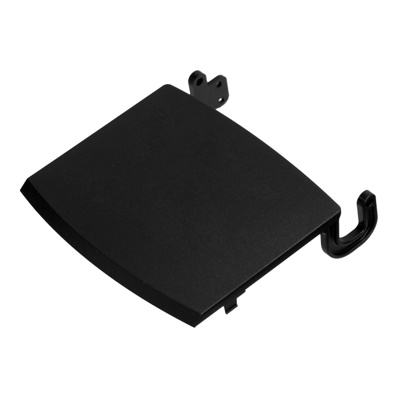 Pulverschachtdeckel (V2 / Schwarz) mit runder Kante für Jura C- / E- / F-Serie Kaffeevollautomaten