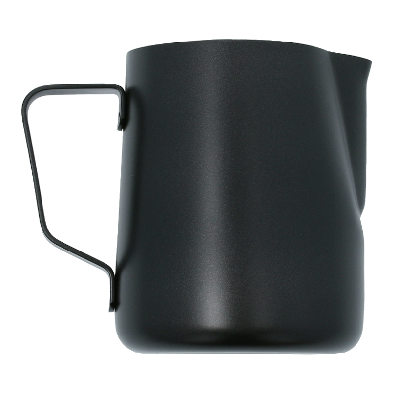 Milchkanne (Schwarz / 590ml) für Espressomaschinen